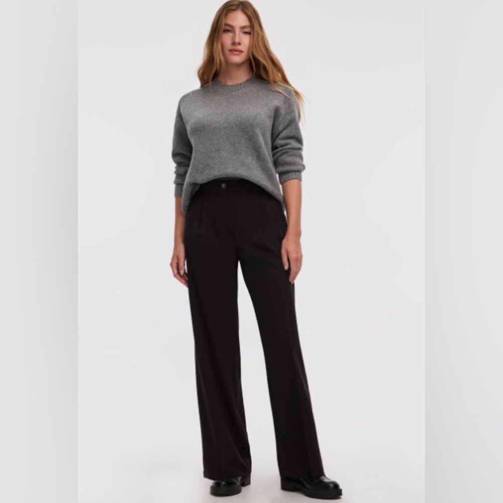 Reitmans Classic Black Wide-Leg Pants TALL